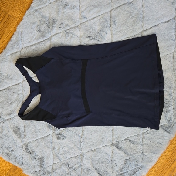 Athleta Dark Blue Racerback Tank Top, Women's Size Small, Great Condition - Picture 1 of 8